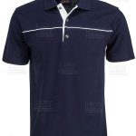 Conoce Playera Tipo Polo con Franja