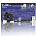 imagen de Guantes para Exploración de Látex Negro