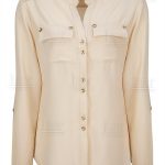 imagen de Comprar blusa empresarial con cuello mao