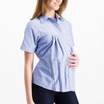 imagen de Blusa de Maternidad estilo Oxford