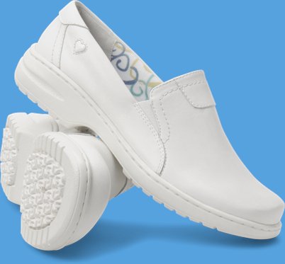 Zapato clinico online blanco