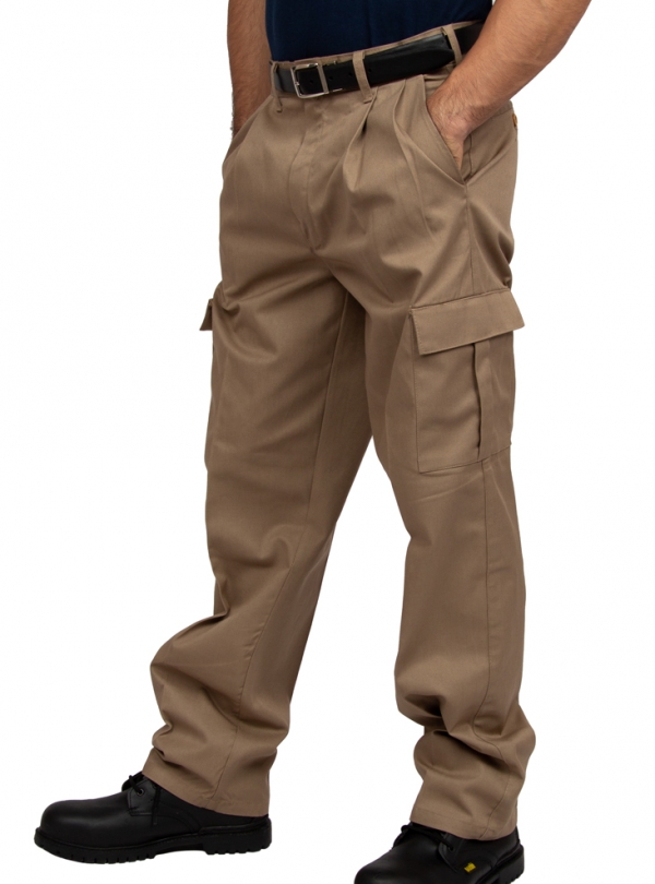 Comprar pantalón con pinzas tipo comando 65/35 