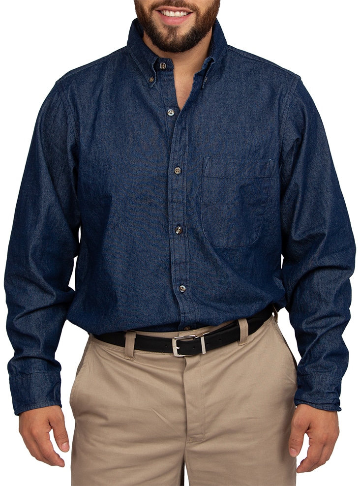 Comprar camisa de mezclilla manga larga