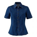 imagen de Blusa Mezclilla Manga Corta