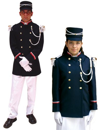 Partes del uniforme de escolta